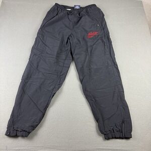 Vintage Coca-Cola Mens Medium Black Track Pants‎ Nylon